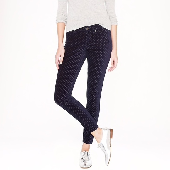 j crew polka dot jeans